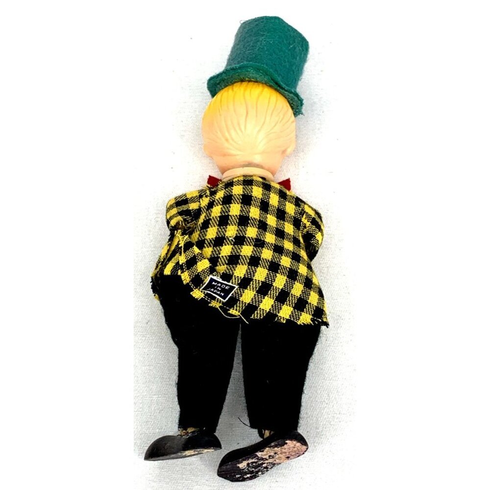 Carolers Boys Wearing Top Hats Delta Lot of 3 Japan 7.5” Red Green Felt Vintage - Picture 6 of 9
